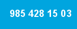 985 428 15 03